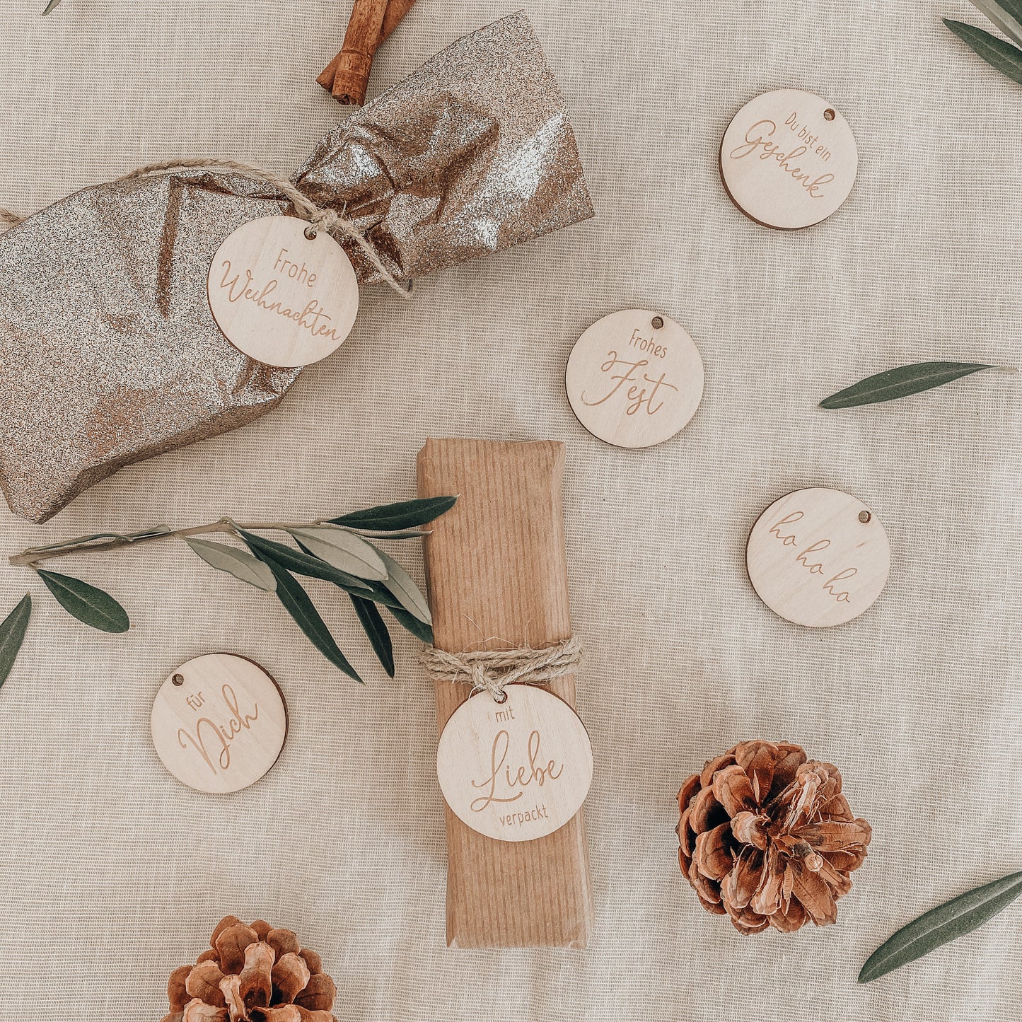 Geschenkanhänger Weihnachten 6er Set