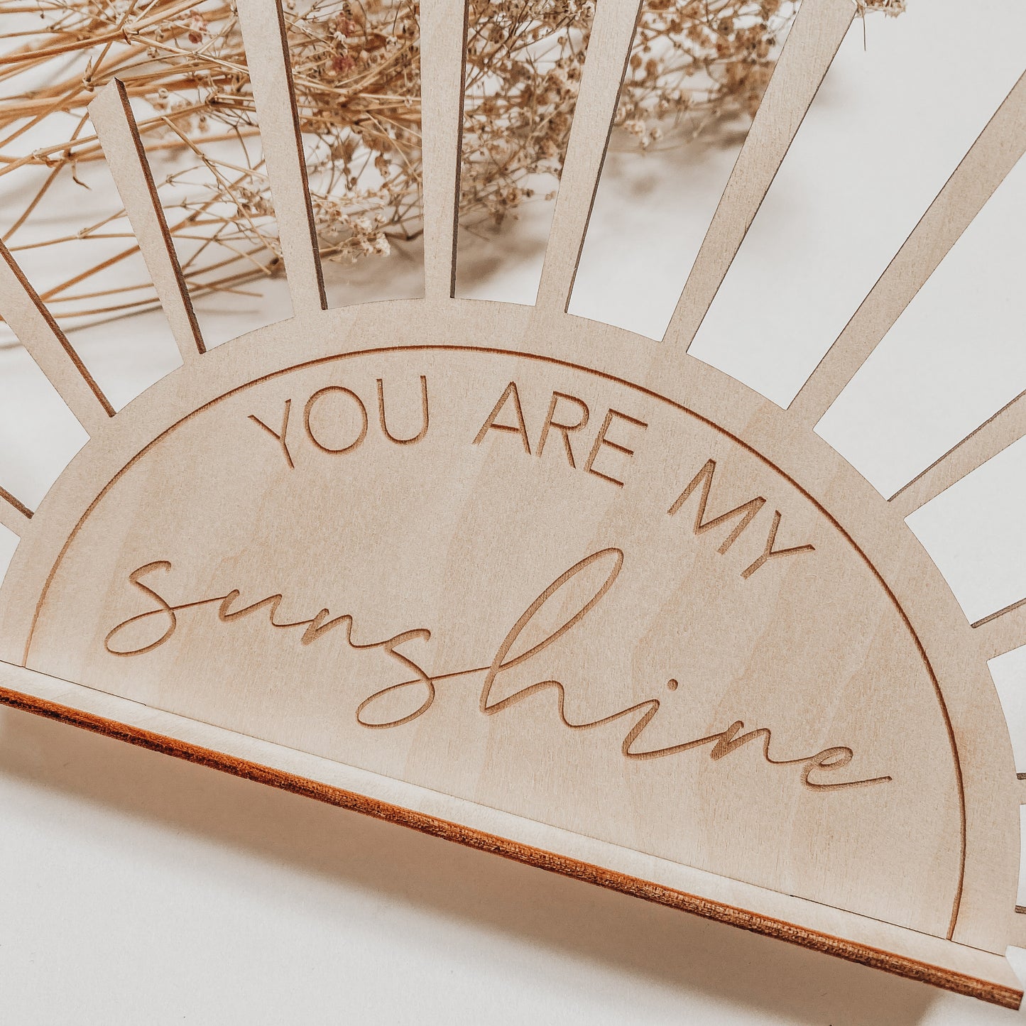 Holz Sonnen Aufsteller "you are my sunshine"