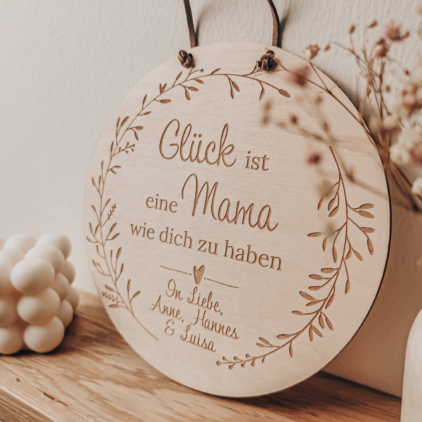 Schild Glück