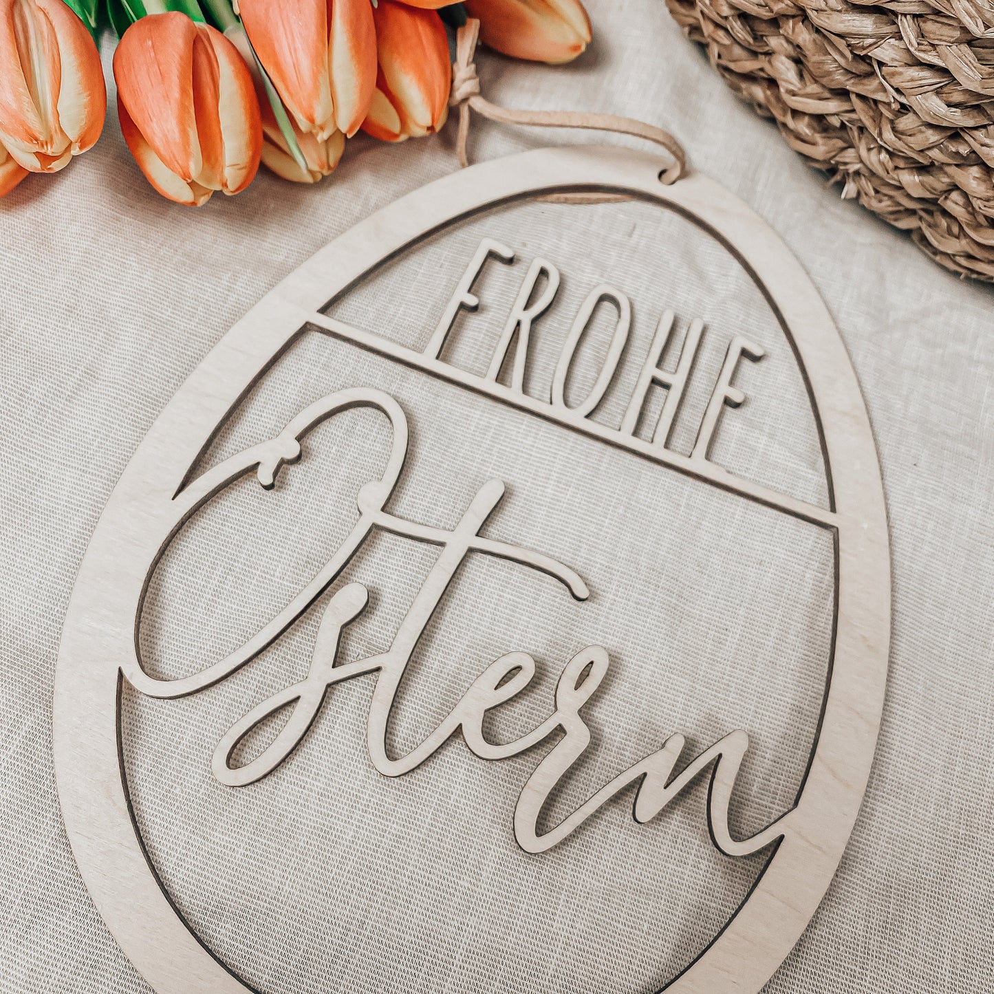 Schild Frohe Ostern