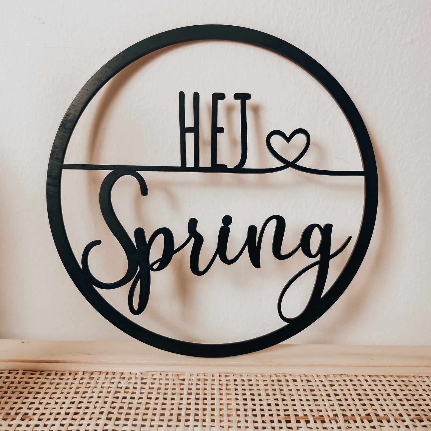 Dekoschild Hej Spring